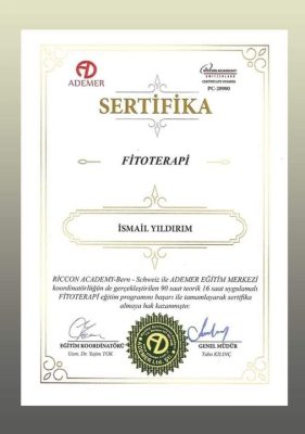 Fitoterapi Sertifikası